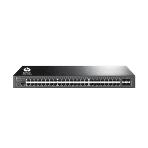 LN-M2-48P-4S+, un switch réseau Lintech managé L2 avec 48 ports Gigabit et 4 SFP+ non PoE.