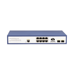 Switch réseau Lintech LN-M2-8P-2S+ - Switch managé L2 avec 8 ports et 2 ports SFP+