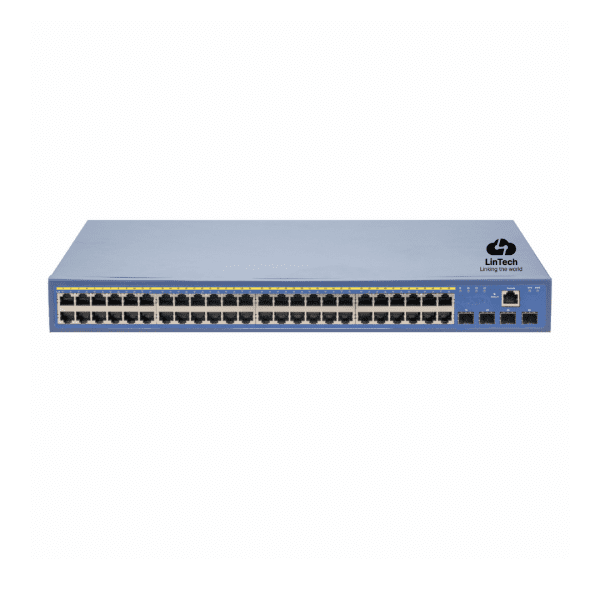 Switch Réseau managés l2 POE Lintech LN-M2-48P-P2-4S+ | 48 Ports + 4 SFP+