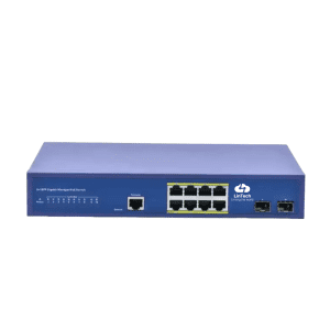 Switch Réseau managés l2 POE Lintech LN-M2-8P-P-2S+ | 8 Ports + 2 SFP+