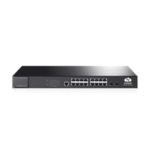 Switch réseau managé L3 Lintech LN-M3-16P-2S+ - 16 ports Gigabit avec 2 ports SFP+