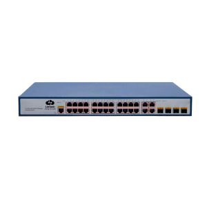Switch réseau Lintech LN-M3-24P-4S+ - Switch managés L3, 24 ports Gigabit et 4 SFP+