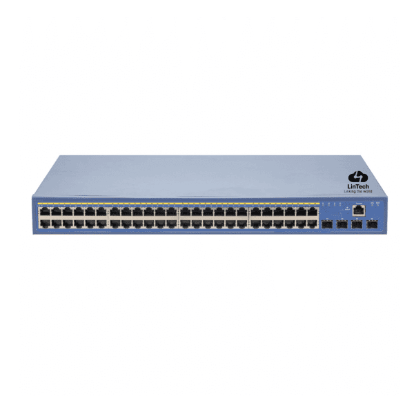 Lintech LN-M3-48P-P2-4S+ | Switch Réseau Managé L3 48 Ports et 4 Ports SFP+